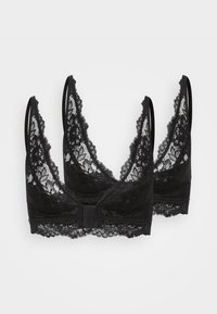ADAPTIVE FRONT CLOSURE BRA 2 PACK - Triangel BH - black
