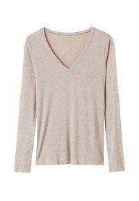 WARM EFFECT ULTRALIGHT - Langærmet T-shirt - shell beige blend