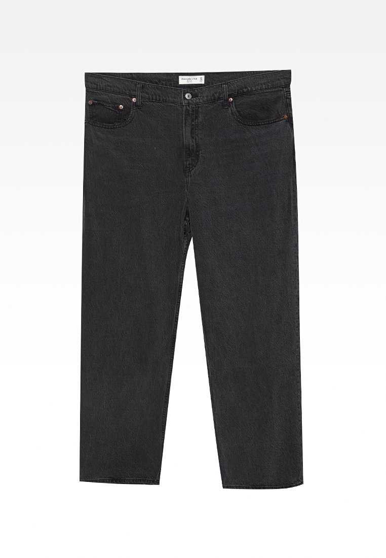 Abercrombie & Fitch Relaxed fit jeans zwart Abercrombie & Fitch Relaxed fit jeans zwart