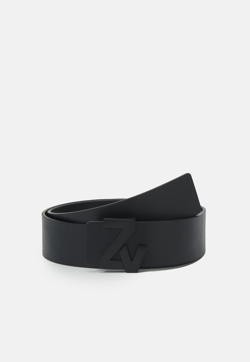 Zadig & Voltaire - INITIALE BELT NATURAL UNISEX - Belt - noir, Enlarge