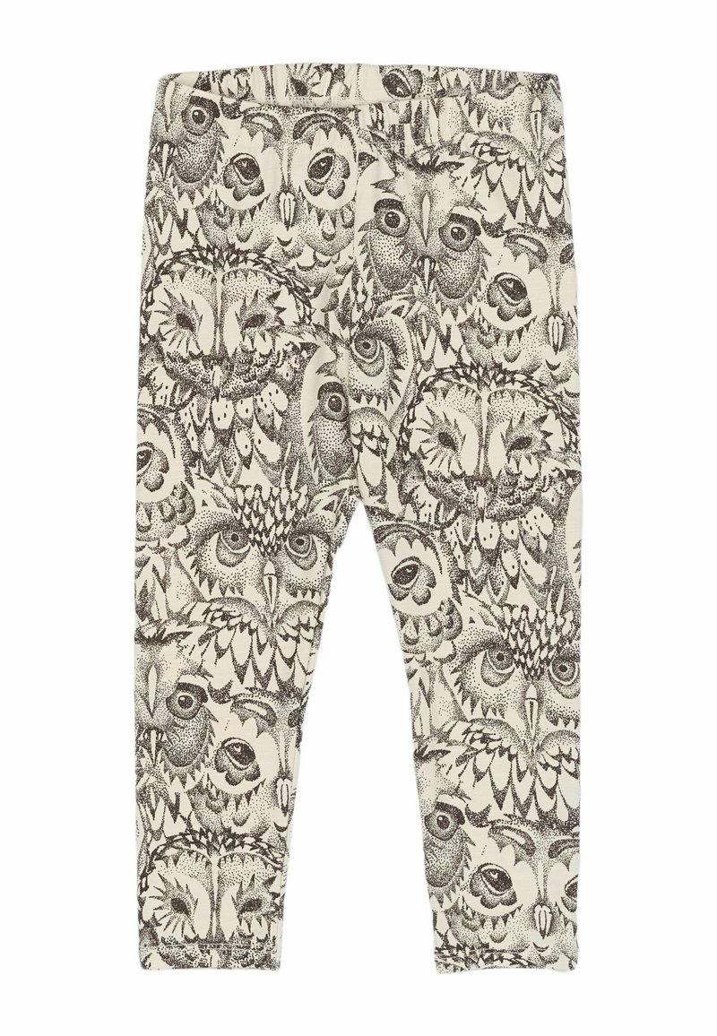 Soft Gallery PAULA  NOOS - Leggings - cream aop owl