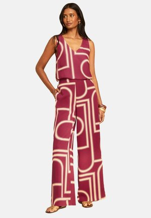 Love & Roses, REGULAR FIT, bordowy