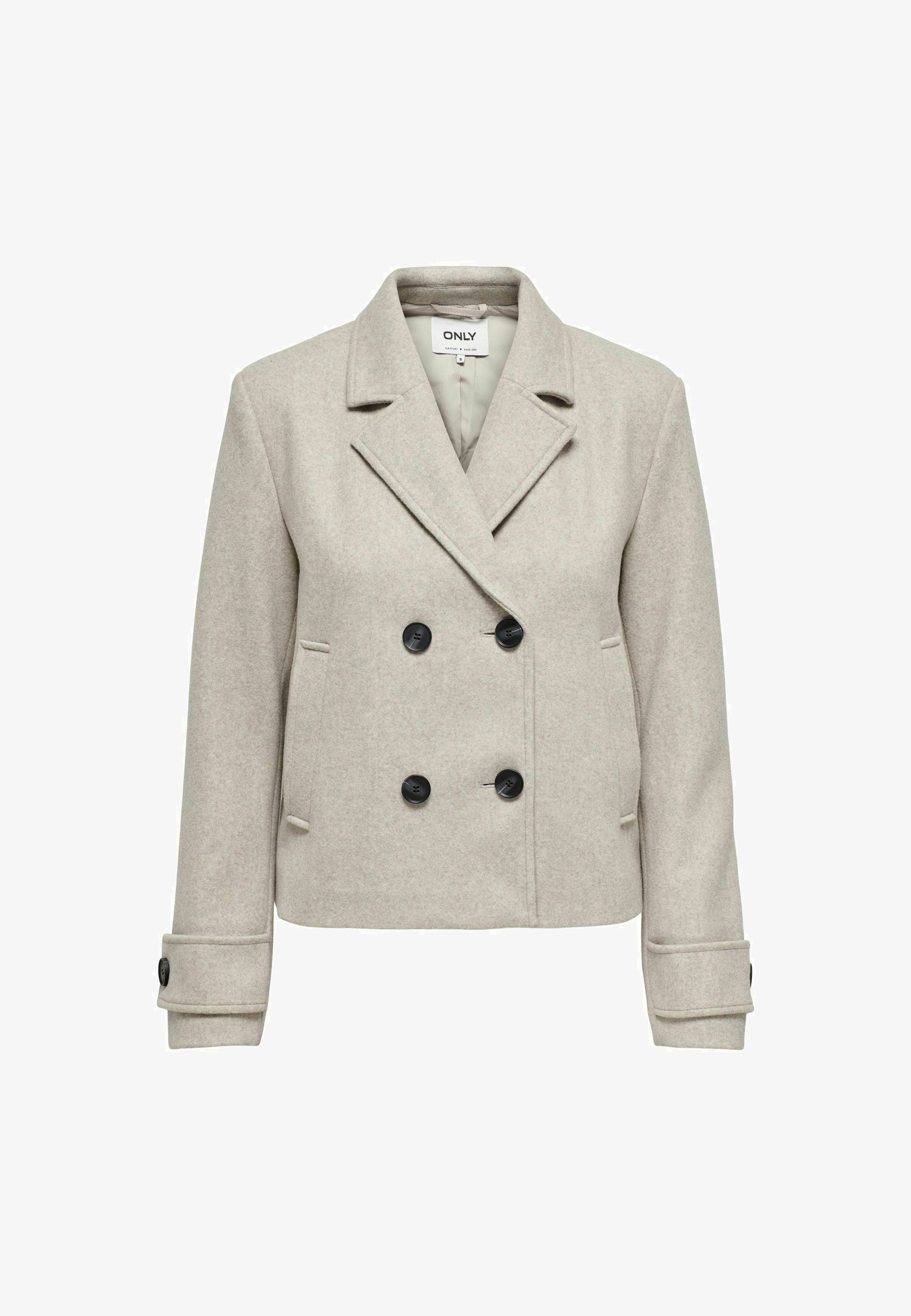 ONLY ONLFREJA SHORT DB JACKET OTW NOOS - Blazer - light grey/lichtgrijs ONLY ONLFREJA SHORT DB JACKET OTW NOOS - Blazer - light grey/lichtgrijs