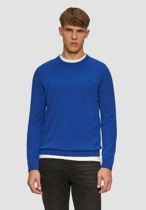 Strickpullover - blau