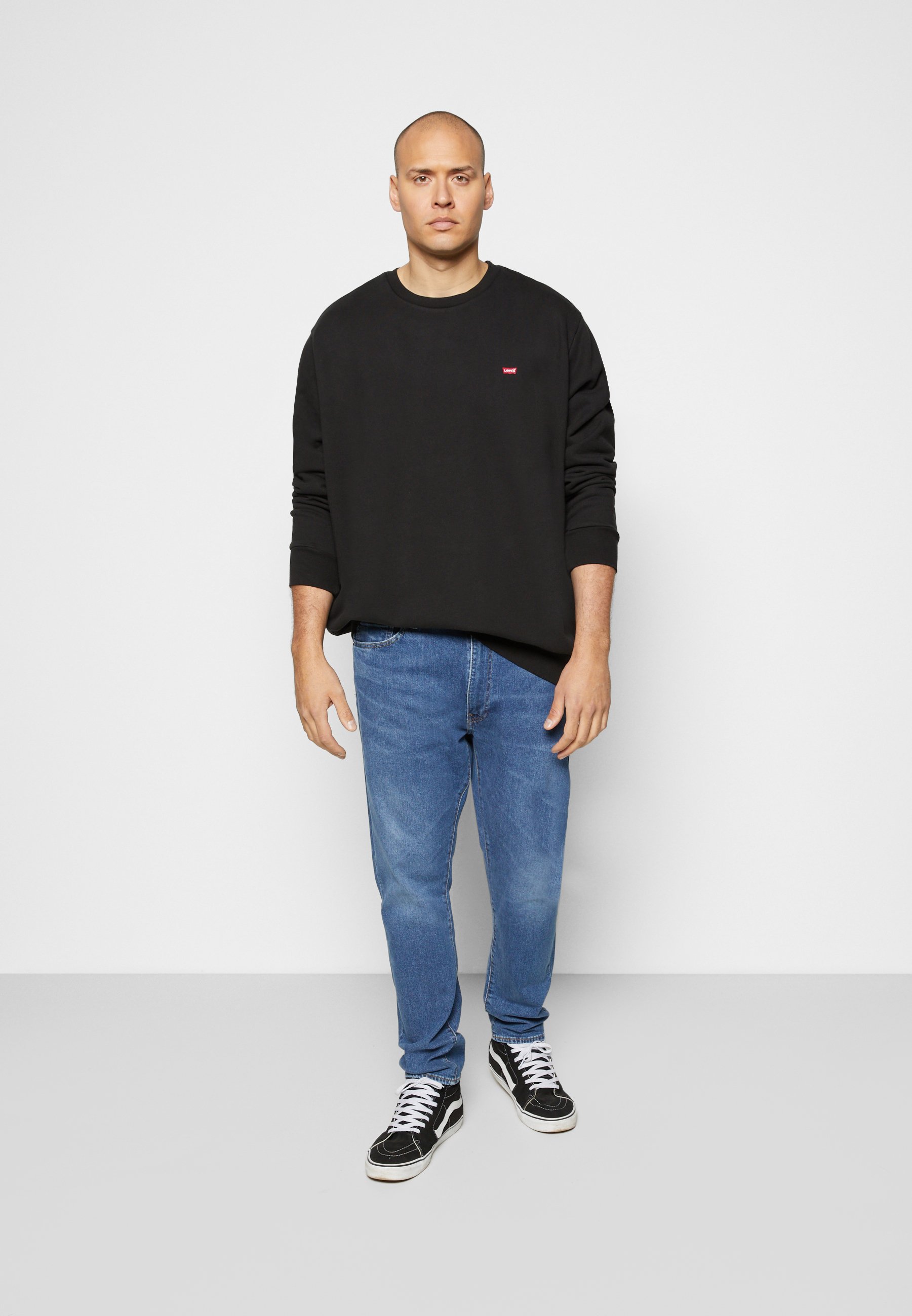 Levi's® Plus BIG ORIGINAL CREW - Sudadera - mineral black/negro - Zalando.es