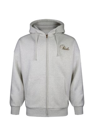 SIKSILK, ESSENTIALS FULL ZIP HOODIE - Sweat zippé - snow marl