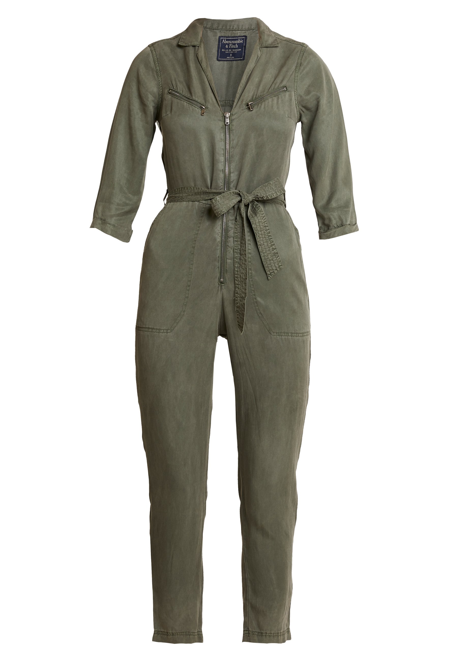 Abercrombie green jumpsuit Clearance