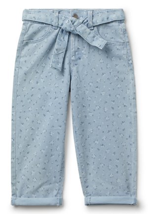 FLORAL WITH SASH - Slim fit jeans - blue