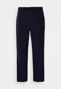 JIN PLEATED - Calças - navy
