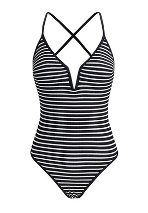 Cupshe, CHIC - Maillot de bain - black/white stripes