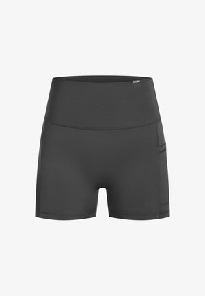 Smilodox, HIGH WAIST SHORTS WITH POCKET LISSA - Korte sportsbukser - anthrazit