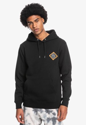 Felpa con cappuccio - black