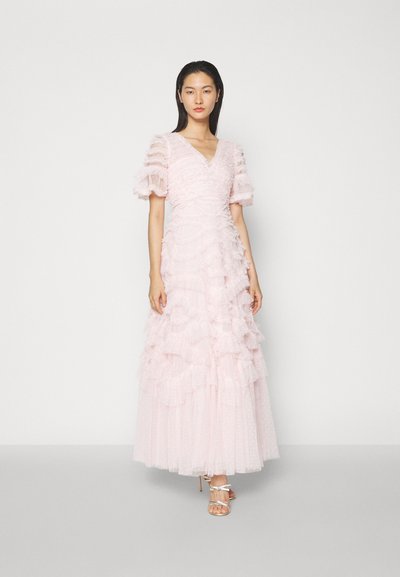 Needle & Thread PHOENIX V NECK GOWN - Occasion wear - peony pink