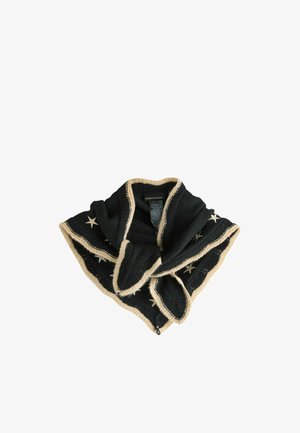 Rockett St George, TRIANGLE KNITTED SCARF - Tuch - black neutral star