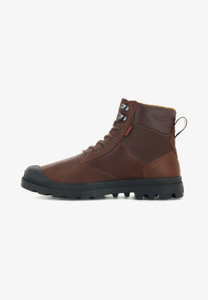 Palladium Botines con cordones - brown