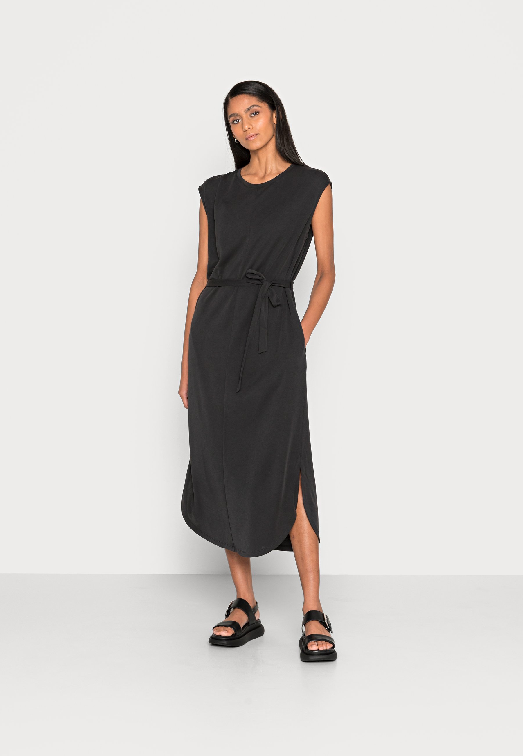 Moss Copenhagen LYNETTE DRESS - Jurk - black/zwart - Zalando.nl