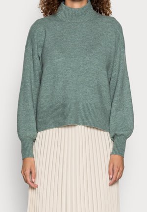 Stickad tröja - mint