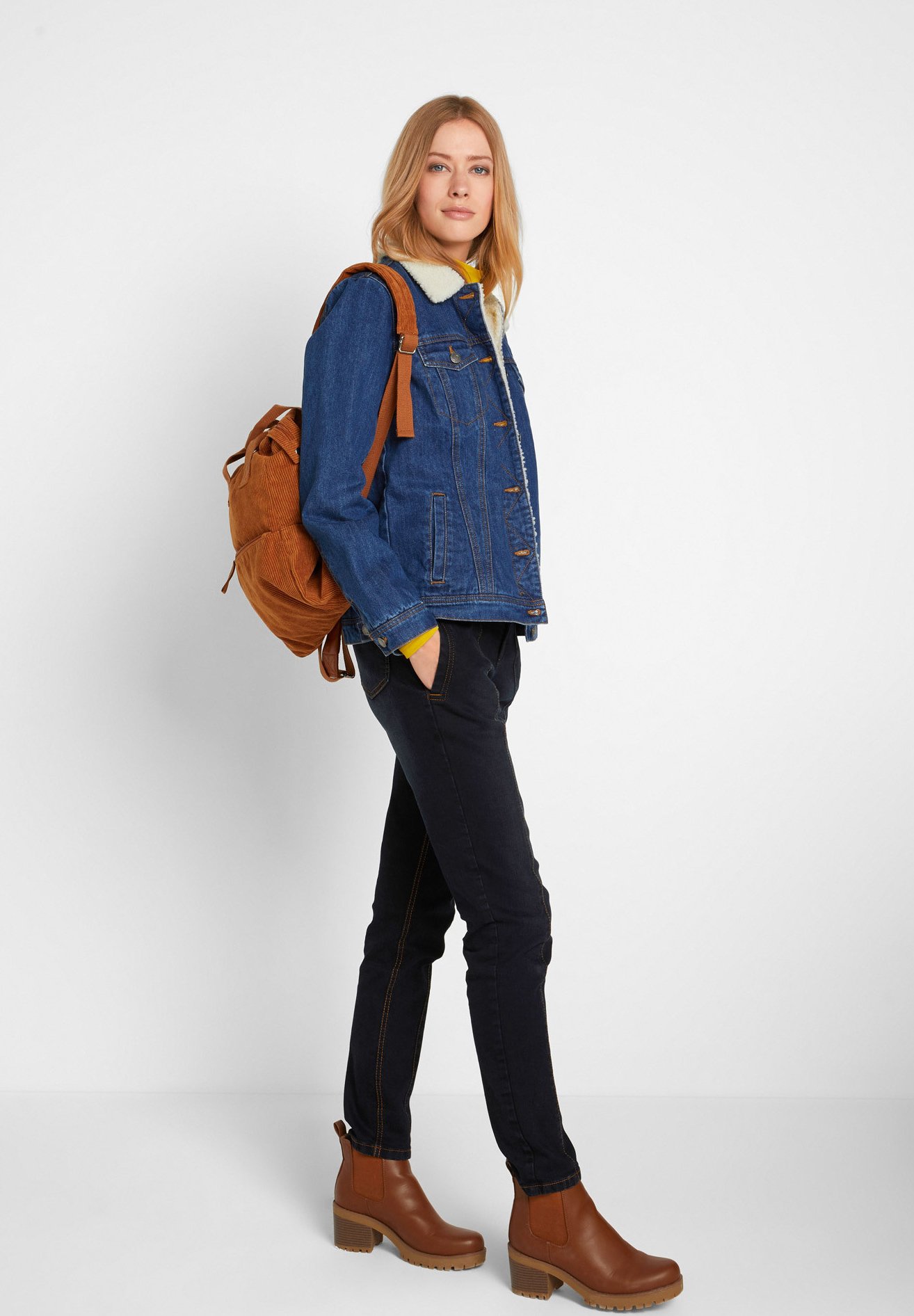 bonprix Giacca di jeans - blau/blu scuro - Zalando.it
