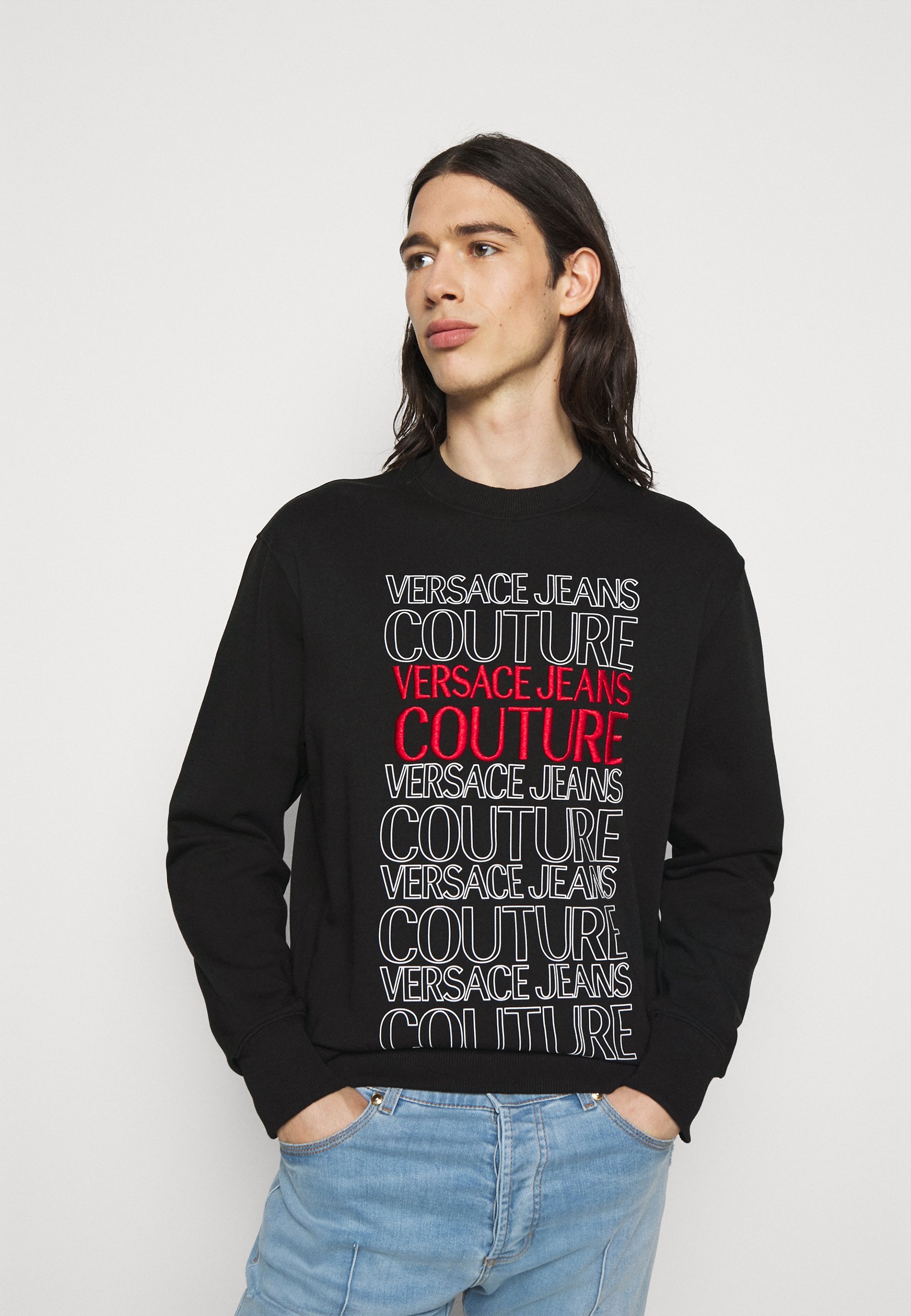 Versace Jeans Couture Felpa - black/nero - Zalando.it