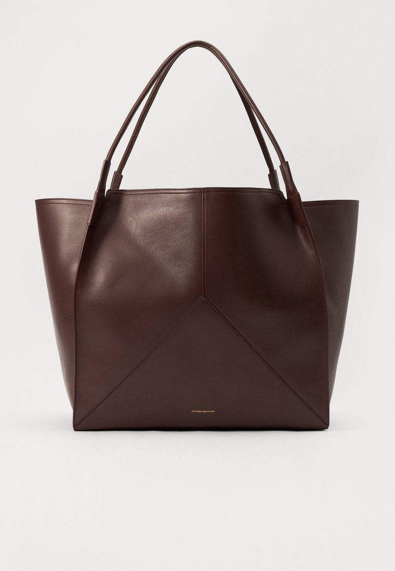 Victoria Beckham XL TOTE - Geantă de pânză - burgundy