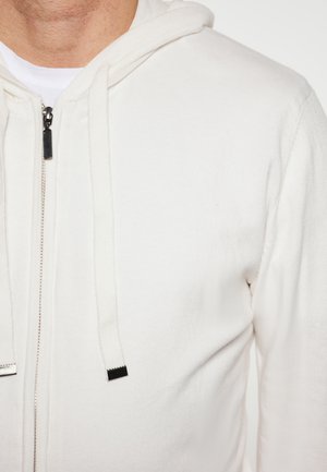 CO-BRANDED WITH BOLINE - Zip-up sweatshirt - weiss