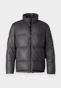 JACKET - Lederjacke - carbone