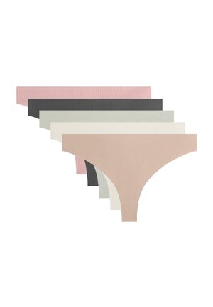 5 PACK - Chilot tanga - dark grey