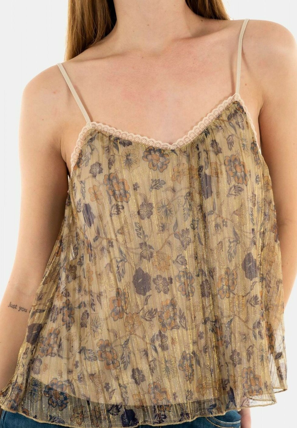 Débardeur Gris Femme Le Temps Des Cerises - Taille M (Madame St Tropez) - Neuf Avec étiquettes