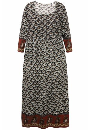 Ulla Popken, 3/4 SLEEVE - Jerseykleid - black