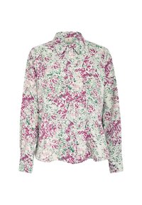 PCMARVA - Blúzka so zapínaním na gombíky - green mint print