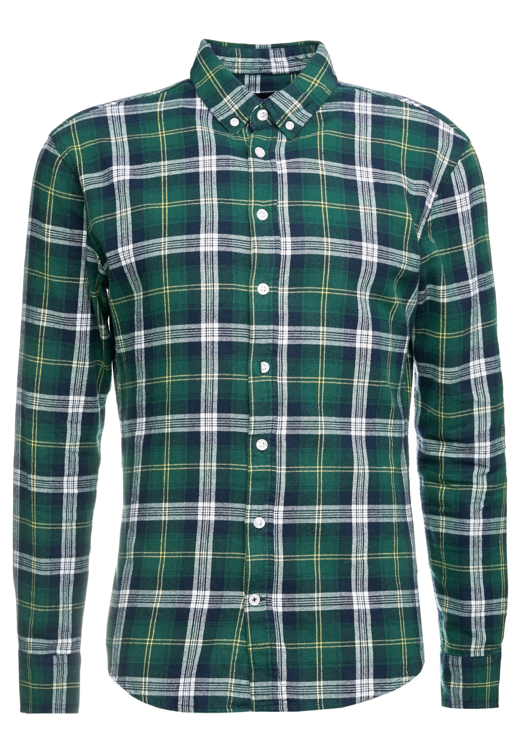 Denim Project FANNEL SHIRT Skjorte green Zalando.no Denim Project FANNEL SHIRT Skjorte yellow Zalando.no