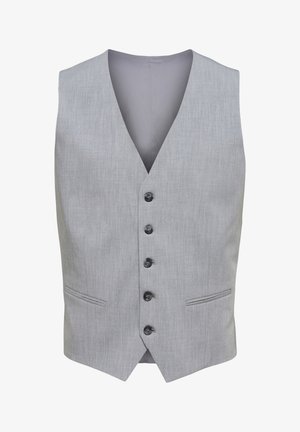 Selected, SLHSLIM - Vest - light grey melange