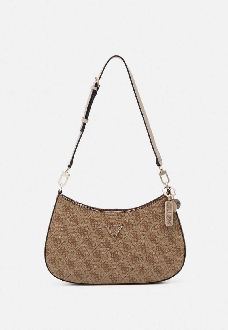 Guess NOELLE TOP ZIP SHOULDER BAG - Sac à main - latte