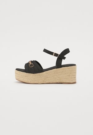 JOEY - Sandales à plateforme - black