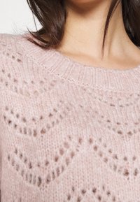 Pieces Stickad tröja - pink