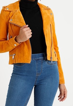 Giacca di pelle - yellow