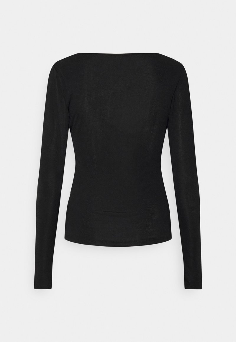 Damen T-Shirts | Good American SHIMMER ASYMMETRICAL Langarmshirt black/schwarz - DA14282 Damen T-Shirts | Good American SHIMMER ASYMMETRICAL Langarmshirt black/schwarz - DA14282
