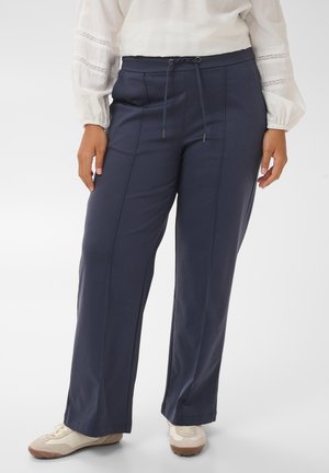 Kaffe Curve, KAFFE CURVE KCJENNA STRAIGHT PANTS - Pantalon classique - graphite