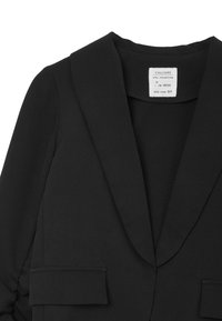 Calliope COLLO SCIALLATO - Blazer - nero ultrablack