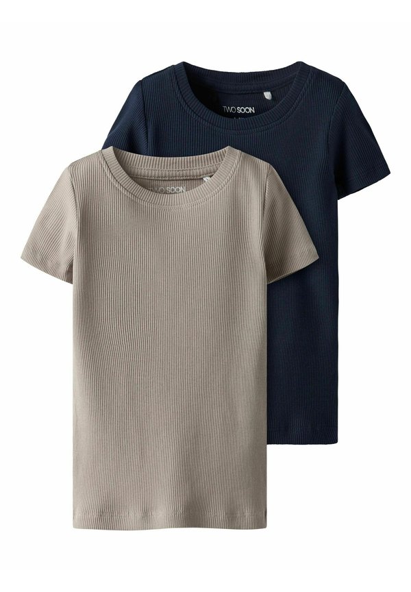 OBERTEIL 2ER-PACK KURZARM - T-Shirt basic