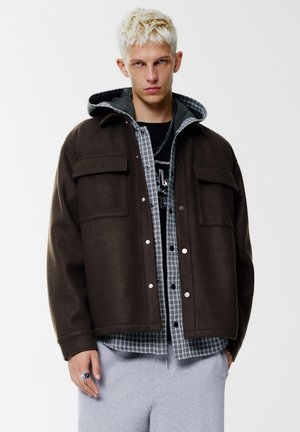 WITH POCKETS - Let jakke / Sommerjakker - dark brown