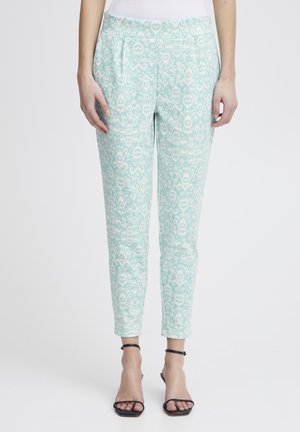 IHKATE PRINT PA24 - Pantalon classique - nile blue ikat aop