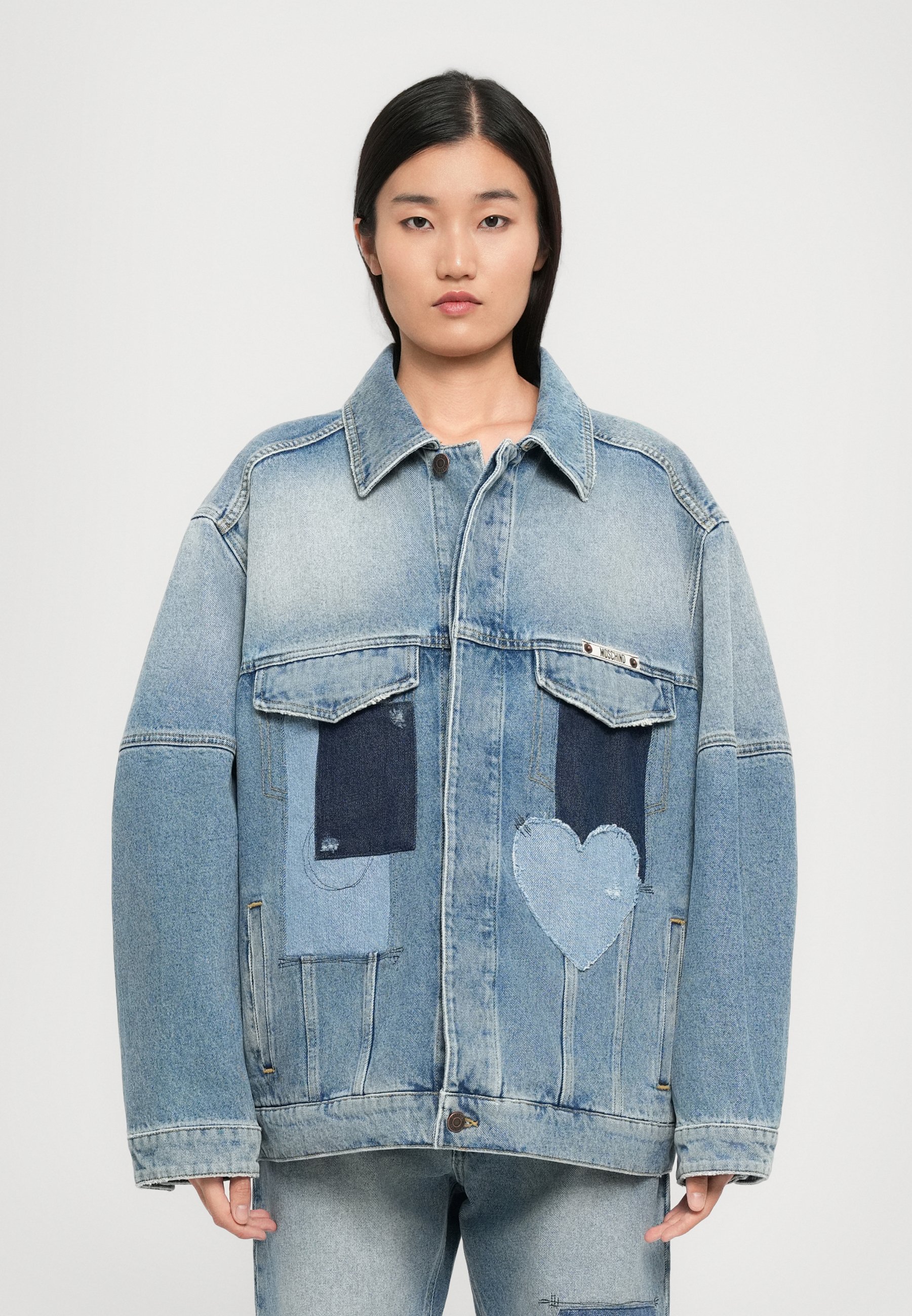 MOSCHINO JACKET - Denim jacket - multi blue/blue - Zalando.co.uk