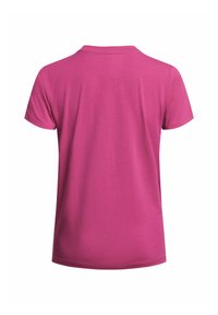 Under Armour RIVAL CORE - Camiseta básica - astro pink