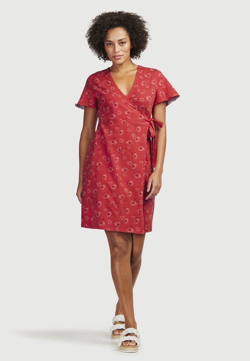 Damen Freizeitkleider | Cellbes HEDDA WRAP Jerseykleid red floral/rot - YQ09964 Damen Freizeitkleider | Cellbes HEDDA WRAP Jerseykleid red floral/rot - YQ09964