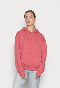 Monki Sweatshirt com capuz - red