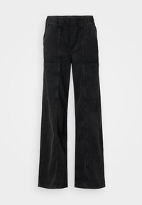 Gap Tall UTILITY EASY WIDE LEG MAXWELL - Široké nohavice - black