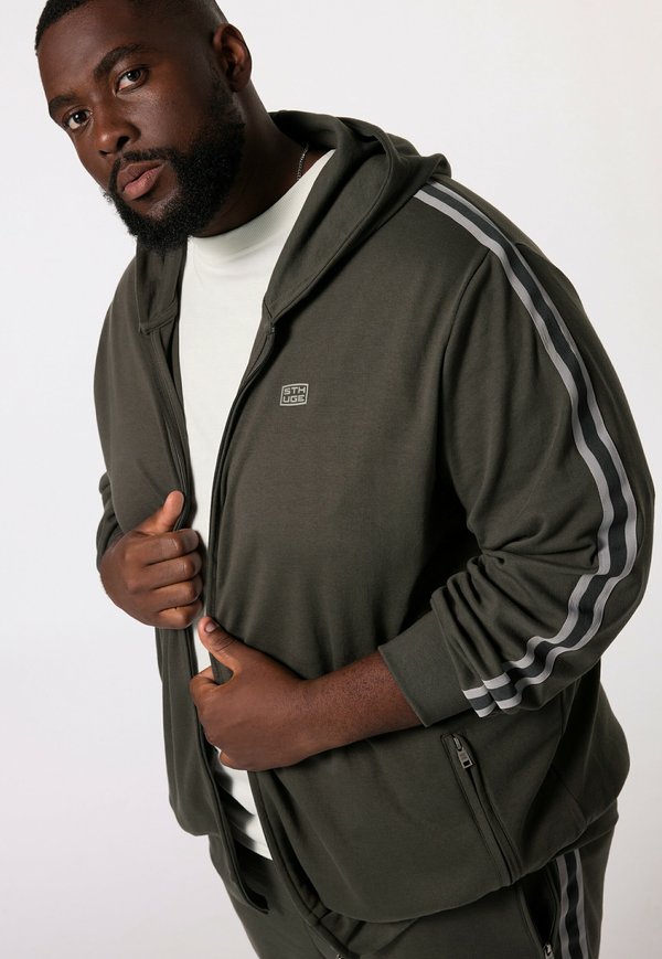 Sweatjacke - clay gray