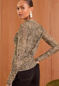 Love & Roses REGULAR FIT RUCHED FRONT  - Langarmshirt - brown