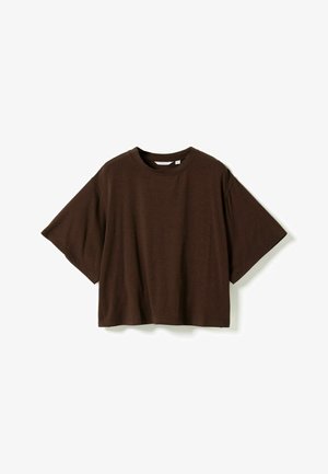 Noella, N-MAPLE T-SHIRT - T-shirt basique - chocolate